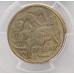 AUSTRALIA 2000 . ONE 1 DOLLAR COIN . ERROR . MULE . STRUCK ON TEN CENT